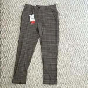 Zara Mens Plaid Dress Pants